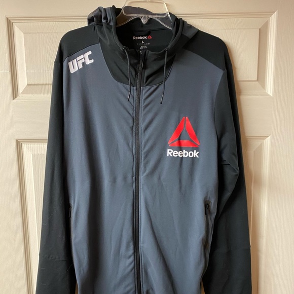 reebok ufc zip up hoodie